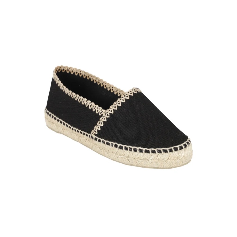 Castañer Kellen Black Slip On Espadrille Flat Shoe, Size 9 (Italian size 40) - Picture 2 of 4
